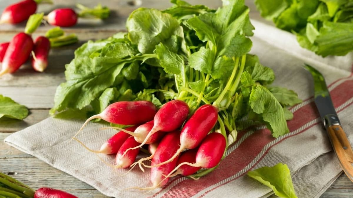 Radis dans la cuisine 